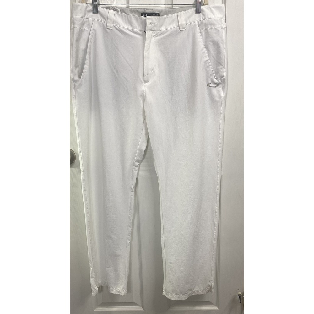 Oakley Ohydrolix White Men's Climate Control Golf Pants Regular Fit Sz 40/32
